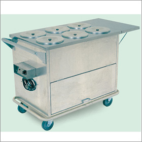 thermal meal trolley